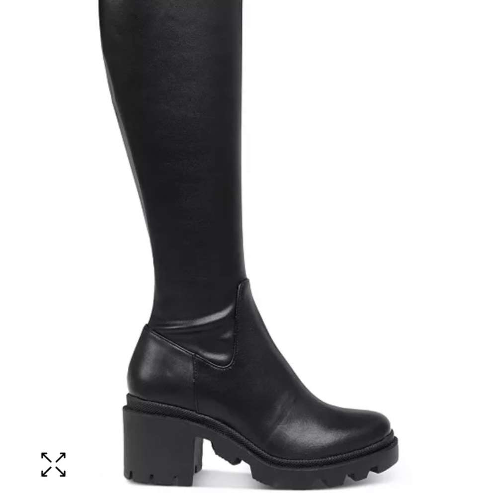 Steve Madden Aberdeen Lug Sole knee high boots